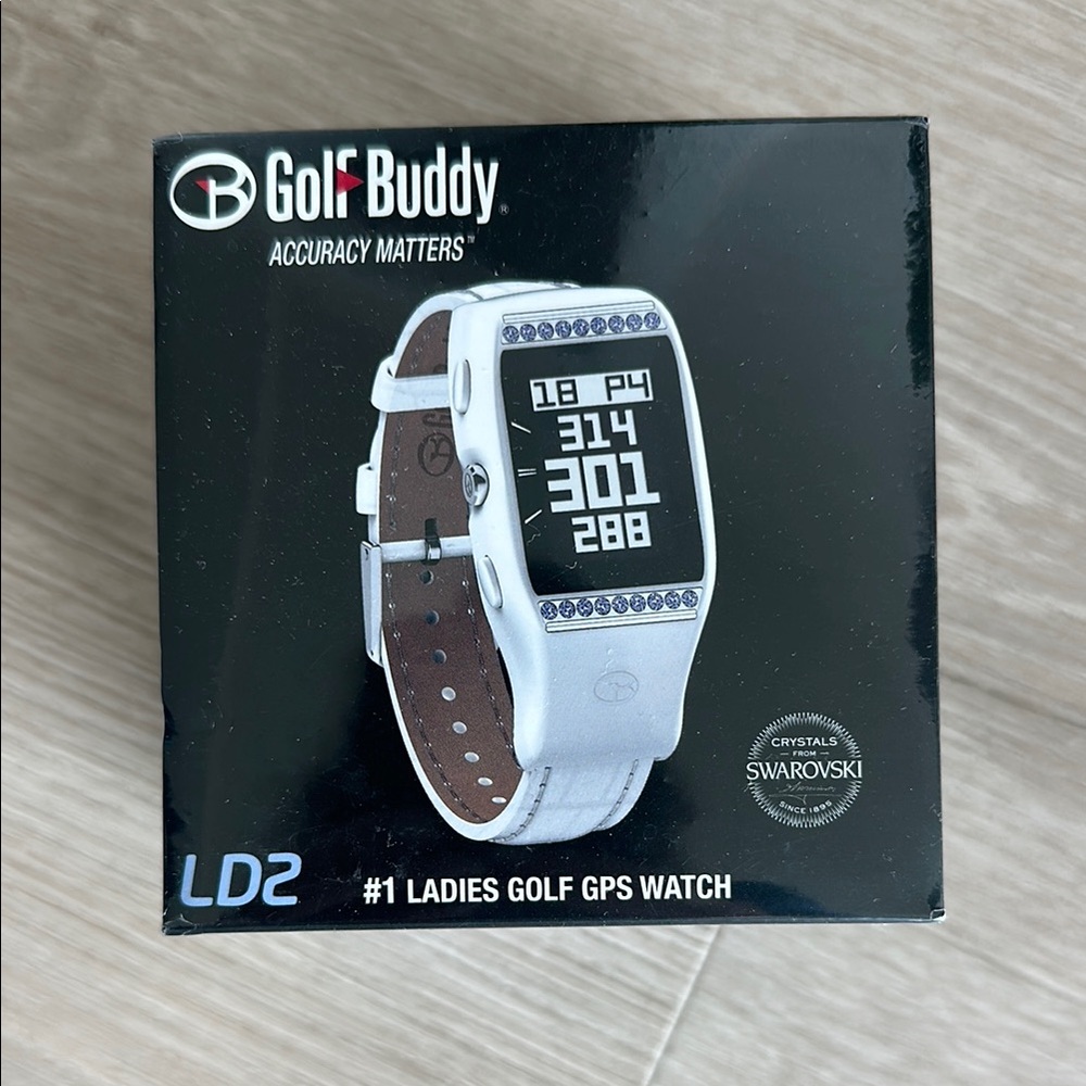 LD2 Ladies Golf GPS Watch - White